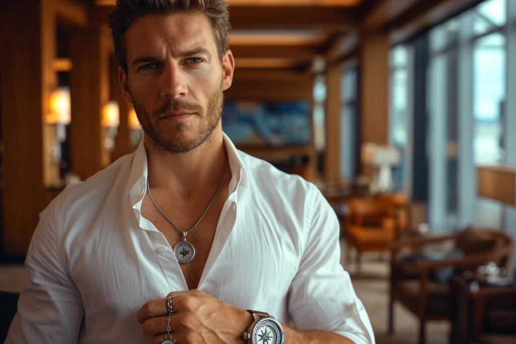 Les bijoux homme pour voyager avec style et praticité