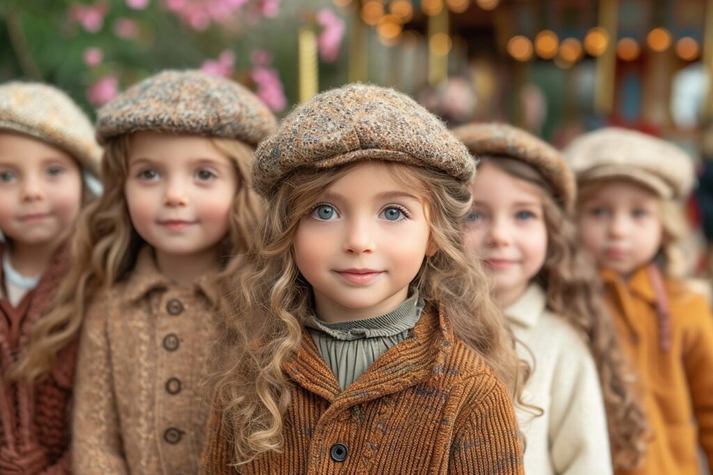 Tendance et chic : des bérets pour les plus petits !