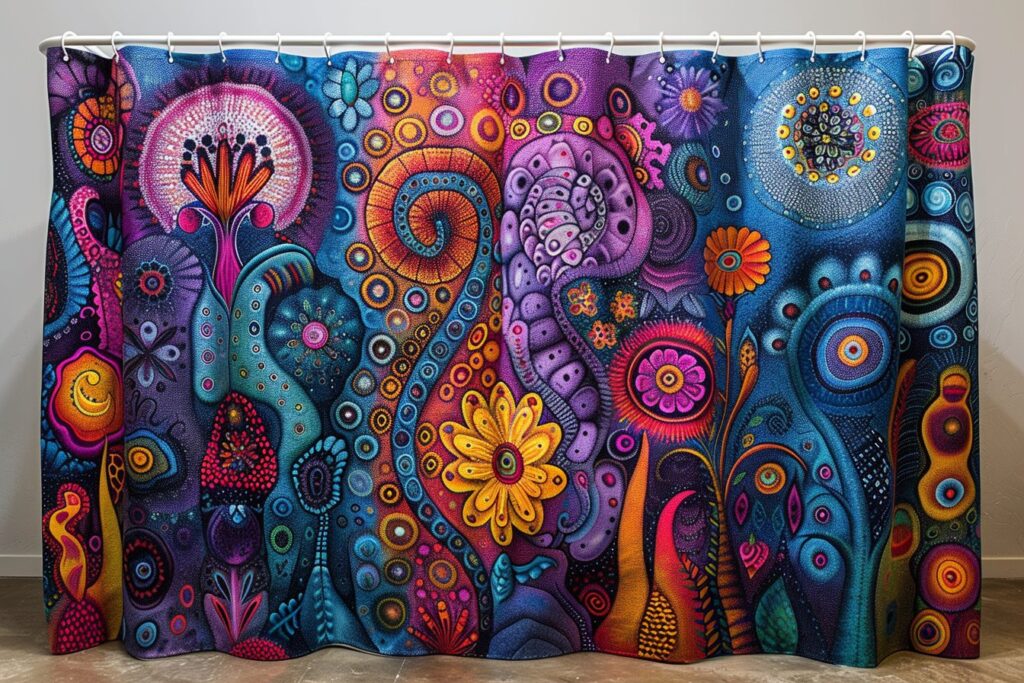 Oser l&rsquo;originalité : rideaux de douche artistiques pour une touche personnelle