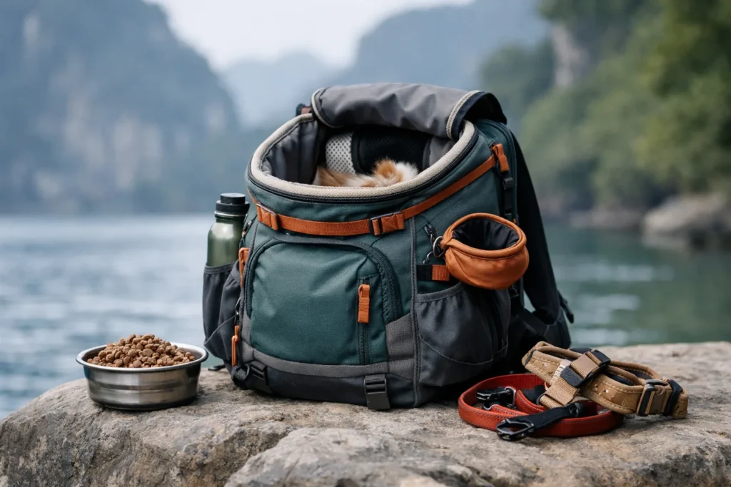 Choisir le sac à dos idéal pour voyager avec votre chien : Taille, confort et sécurité
