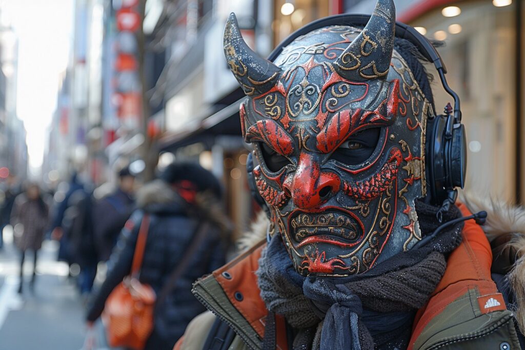 L’impressionnante influence des masques démons sur la mode japonaise contemporaine