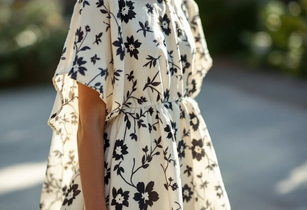 Minimaliste ou audacieuse ? Les imprimés qui font sensation sur les robes trapèze cette saison