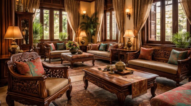 découvrez comment décorer un hôtel boutique en indochine en alliant l'élégance des meubles en teck massif à la richesse des soieries vietnamiennes pour une ambiance authentique et raffinée.