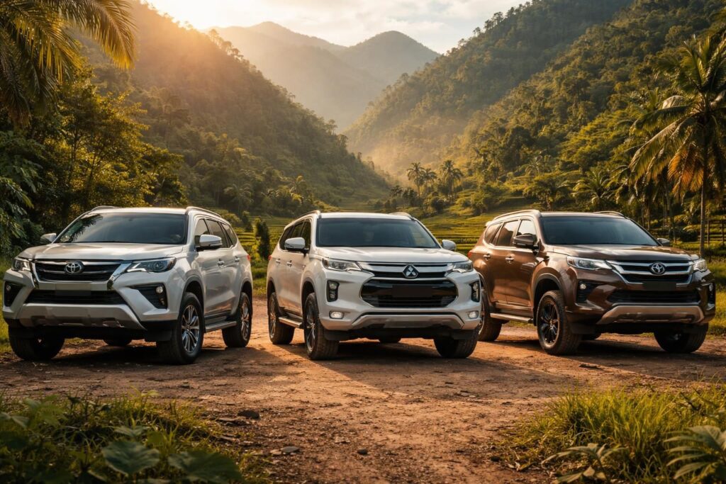 Indochine Voyages organise des circuits en Toyota Fortuner, Mitsubishi Montero Sport et Isuzu MU-X