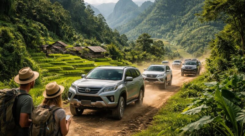 découvrez l'indochine en toute liberté avec nos voyages accompagnés de la location de suv tout-terrain fortuner ou everest, pour une aventure unique et confortable.