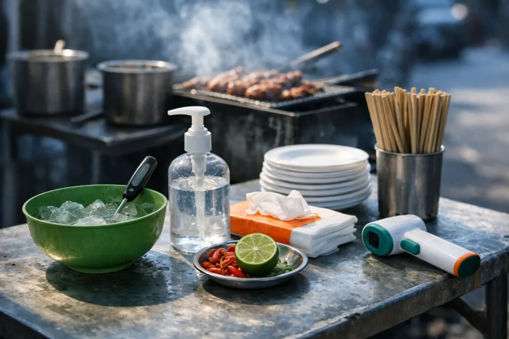 Manger dans la rue sans tomber malade : les règles qui marchent