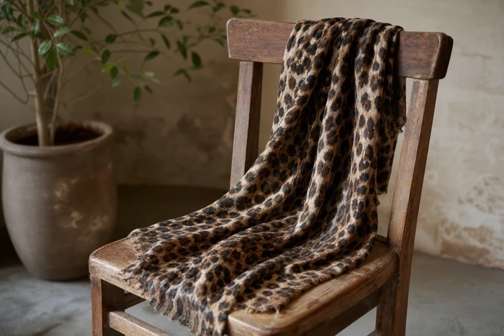 Foulard léopard : l’imprimé intemporel qui sublime toutes les tenues